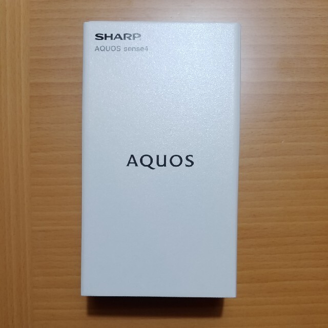 AQUOS sense4 シルバー simフリー dualsim 急速充電器付