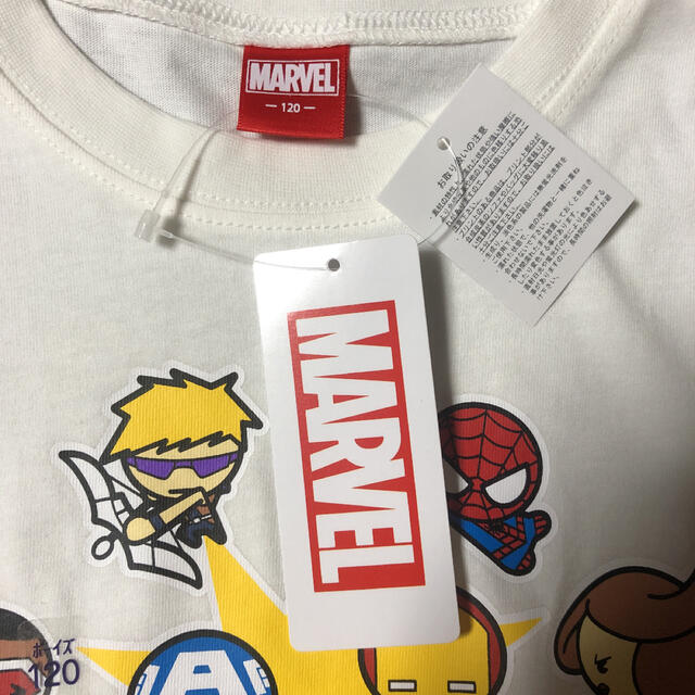 MARVEL(マーベル)のアベンジャーズ　マーベル　Tシャツ　120 新品タグ付き キッズ/ベビー/マタニティのキッズ服男の子用(90cm~)(Tシャツ/カットソー)の商品写真