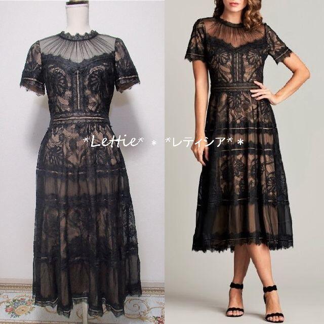 よろしくお願いしますTADASHI SHOJI タダシショージ 黒 レース