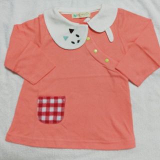 ナルミヤ インターナショナル(NARUMIYA INTERNATIONAL)の新品　BABY CHEER ねこロンティー&ねこズボン80cm(Ｔシャツ)