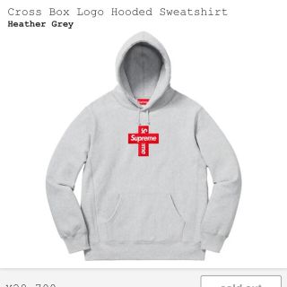 シュプリーム(Supreme)のSupreme box logo cross hooded シュプリーム(パーカー)