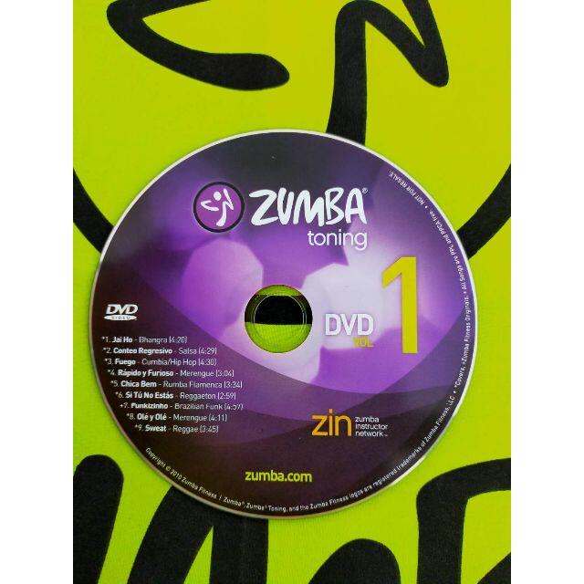 Zumba(ズンバ)の超希少！ ZUMBA ズンバ TONING トニング No,1 CD ＆ DVD エンタメ/ホビーのDVD/ブルーレイ(スポーツ/フィットネス)の商品写真