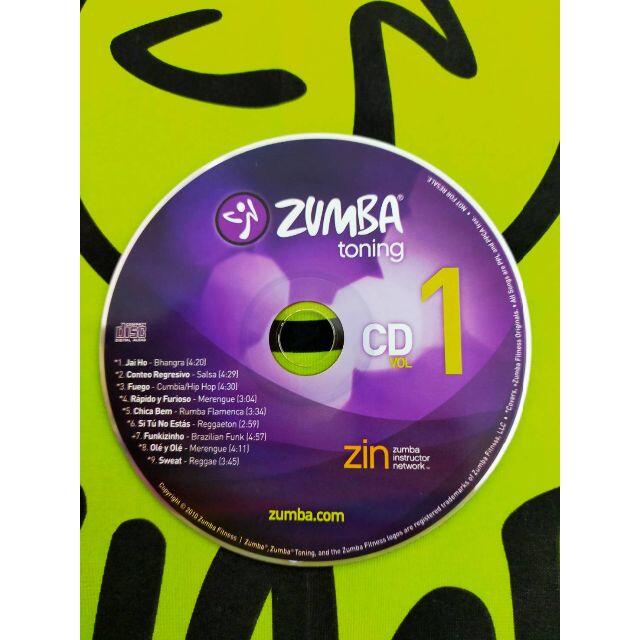 Zumba(ズンバ)の超希少！ ZUMBA ズンバ TONING トニング No,1 CD ＆ DVD エンタメ/ホビーのDVD/ブルーレイ(スポーツ/フィットネス)の商品写真