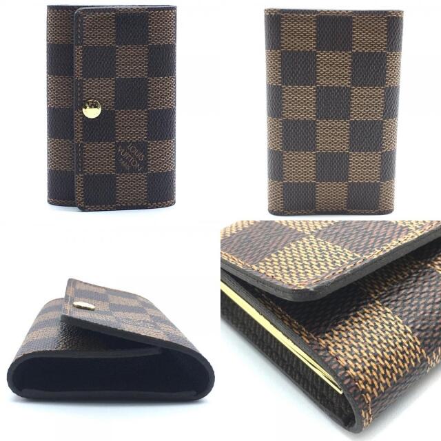 LOUIS VUITTON(ルイヴィトン)のルイヴィトン ミュルティクレ6 キーケース N62630 ダミエ ブラウン レディースのファッション小物(キーケース)の商品写真