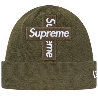 Supreme カーキ ニット帽 Supreme - supreme cross box logo beanie ビーニー カーキの