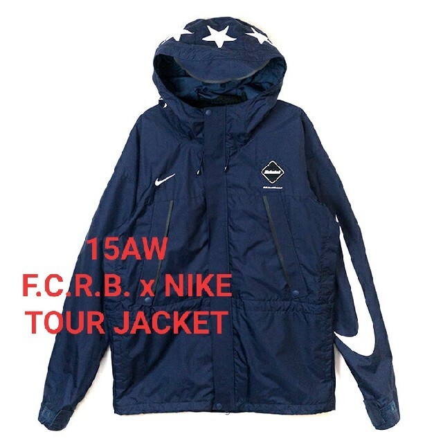 ブリストル　FCRB×Nike 15AW ビッグスウォッシュパーカー黒S