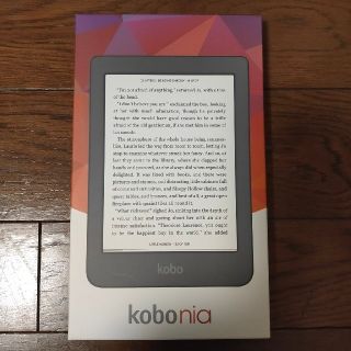 ラクテン(Rakuten)のkobo nia(電子ブックリーダー)