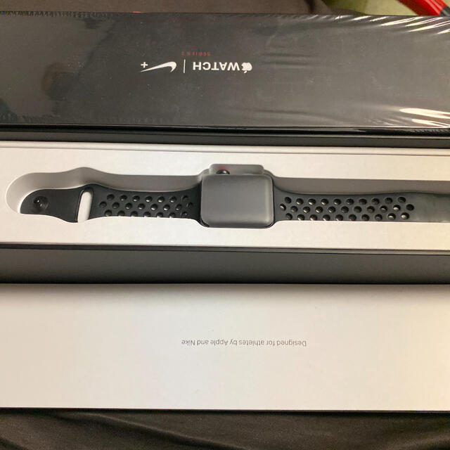 apple watch 3 nike 38mm 本体腕時計(デジタル)