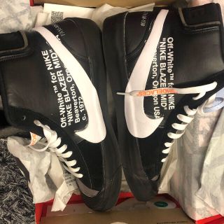 ナイキ(NIKE)のTHE 10:NIKE BLAZER MID  off-white(スニーカー)