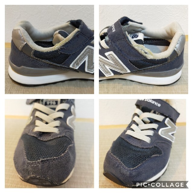 New Balance(ニューバランス)のニューバランス　NB　キッズスニーカー　YV996　ネイビー　17cm キッズ/ベビー/マタニティのキッズ靴/シューズ(15cm~)(スニーカー)の商品写真