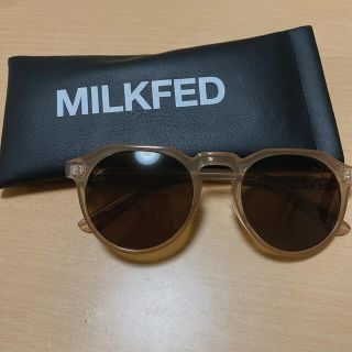 ミルクフェド(MILKFED.)のMILKFED サングラス　オレンジベージュ(サングラス/メガネ)