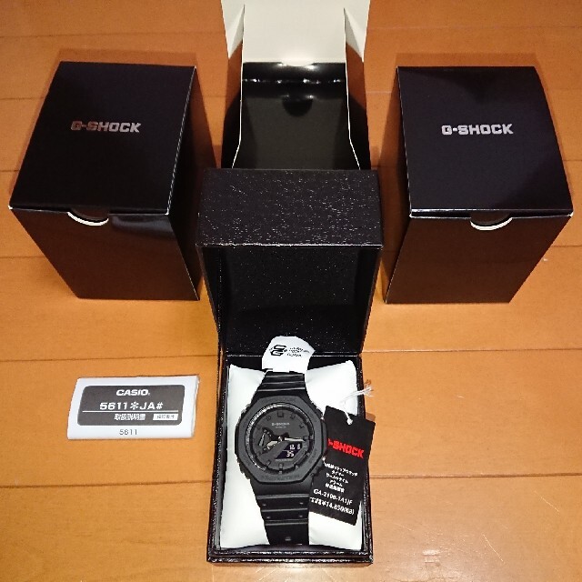 CASIO G-SHOCK GA-2100-1A1JF 3本セット 腕時計