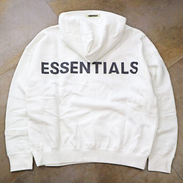 新品☆FOG Essentials ロサンゼルス限定☆リフレクターロゴ フード69687058cmL