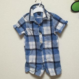 ベビーギャップ(babyGAP)の新品 GAP 半袖 シャツ ロンパース(ロンパース)