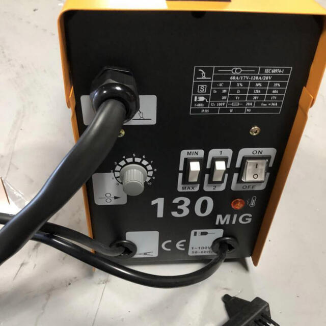 新品 半自動溶接機 ガス不要 軽量 小型 簡単操作 インバーター溶接機