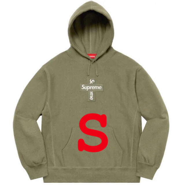 Supreme Cross Box Logo Hooded Sweatshirt