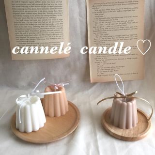 stco様専用 cannelé  candle 韓国キャンドル ソイキャンドル(アロマ/キャンドル)