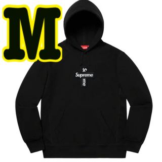 シュプリーム(Supreme)のSupreme Cross Box Logo Hooded Black M(パーカー)