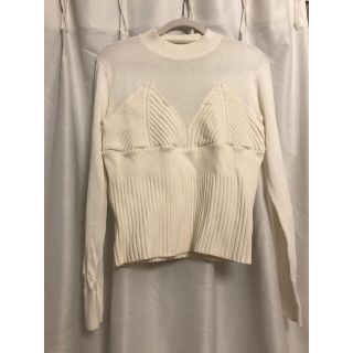 スライ(SLY)の【SLY】SHEER RIB HG TOPS(ニット/セーター)