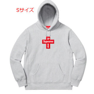 シュプリーム(Supreme)のSupreme Logo cross box logo hooded　Sサイズ(パーカー)