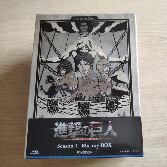 進撃の巨人 Season1 Blu-ray BOX 初回限定版 世界有名な 10731円引き