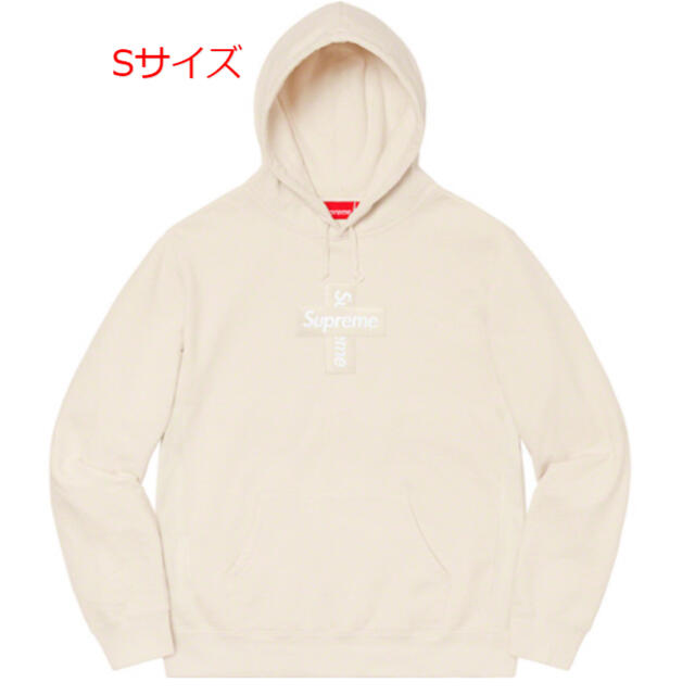 メンズSupreme Logo cross box logo hooded　Sサイズ