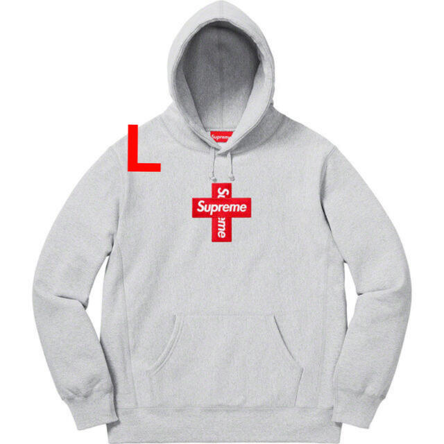 Supreme(シュプリーム)のsupreme Cross Box Logo Hooded Sweatshirt メンズのトップス(パーカー)の商品写真