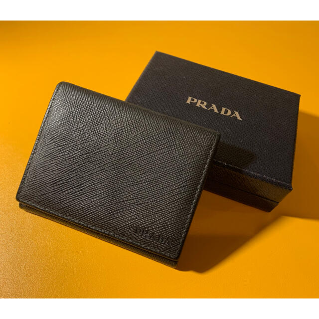 PRADA(プラダ)のプラダ 名刺入れ/パスケース ブラック メンズのファッション小物(名刺入れ/定期入れ)の商品写真