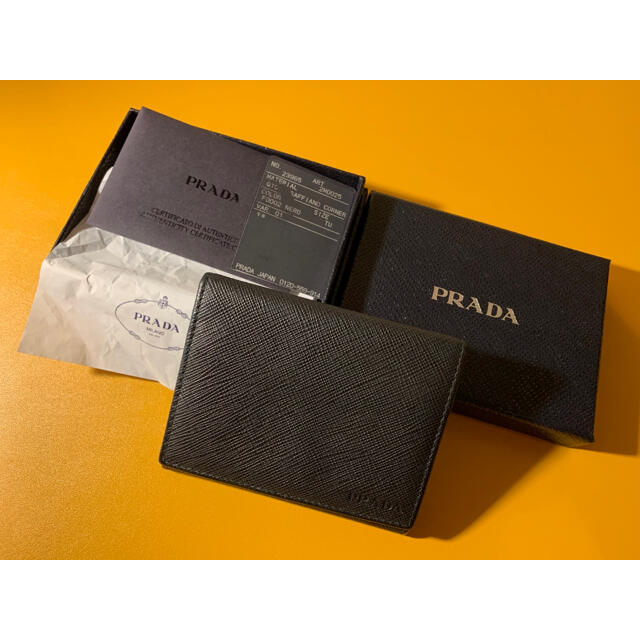 PRADA(プラダ)のプラダ 名刺入れ/パスケース ブラック メンズのファッション小物(名刺入れ/定期入れ)の商品写真