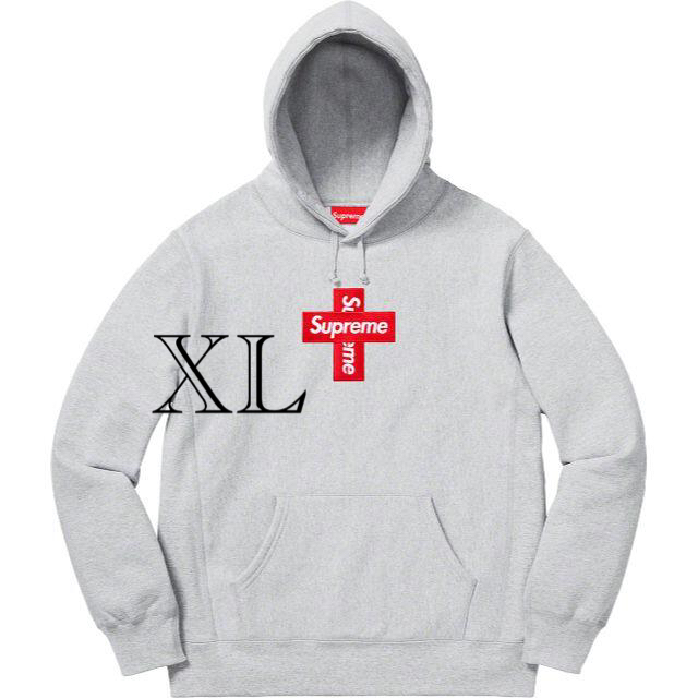 Supreme cross box logo hooded シュプリーム XL