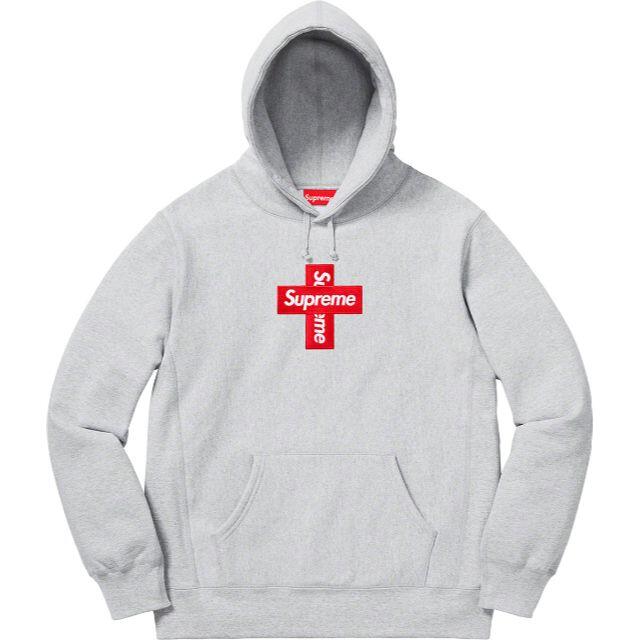 Supreme cross box logo hooded シュプリーム XL