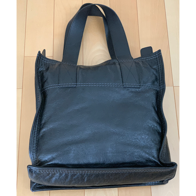 Balenciaga(バレンシアガ)のバレンシアガ　BALENCIAGA　トートバッグ　ショルダーバッグ　本革　黒　 メンズのバッグ(トートバッグ)の商品写真