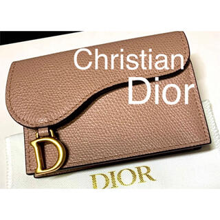 ディオール(Christian Dior) 名刺入れ/定期入れ(レディース)（ピンク 
