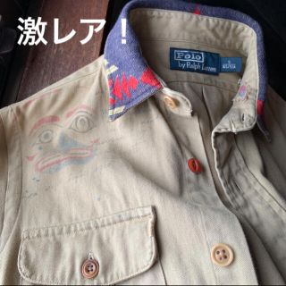 ロンハーマン(Ron Herman)のPOLO RALPH LAUREN 希少☆美品　　　ネイティブ柄シャツ(シャツ)