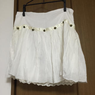 リズリサ(LIZ LISA)のLIZ LISAの白スカート(ミニスカート)