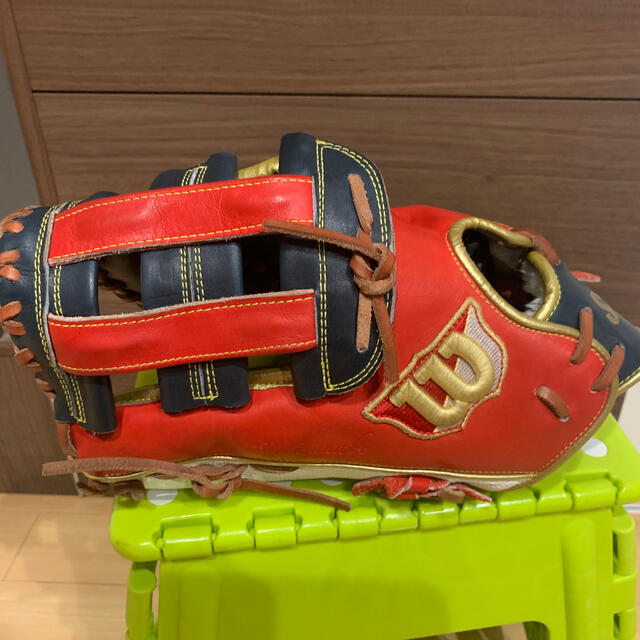 wilson(ウィルソン)の＊陽介様専用＊<中古>ファーストミット 左利き用 スポーツ/アウトドアの野球(グローブ)の商品写真