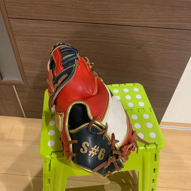 wilson(ウィルソン)の＊陽介様専用＊<中古>ファーストミット 左利き用 スポーツ/アウトドアの野球(グローブ)の商品写真