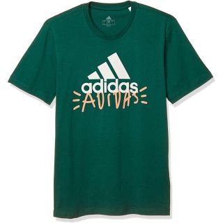 アディダス(adidas)のadidas アディダス ドゥードゥルベーシック バッジオブスポーツ緑 メンズM(ウェア)