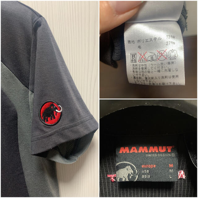 Mammut(マムート)のマムート トップス Tシャツ ハーフジップ MAMMUT 半袖  メンズのトップス(Tシャツ/カットソー(半袖/袖なし))の商品写真