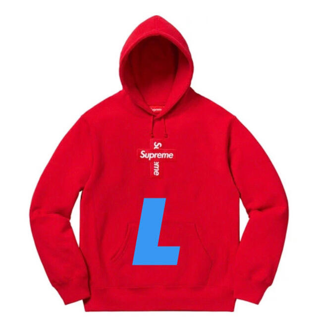 Supreme Cross Box Logo Hooded Sweatshirt