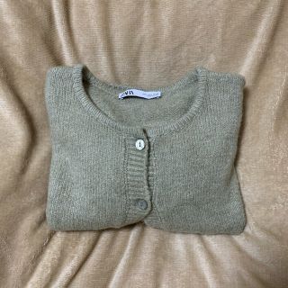 ザラ(ZARA)のknit cardigan vintage  ニット　カーディガン　(カーディガン)