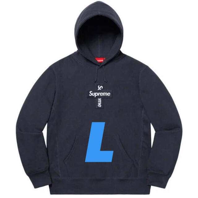 Supreme Cross Box Logo Hooded Sweatshirt