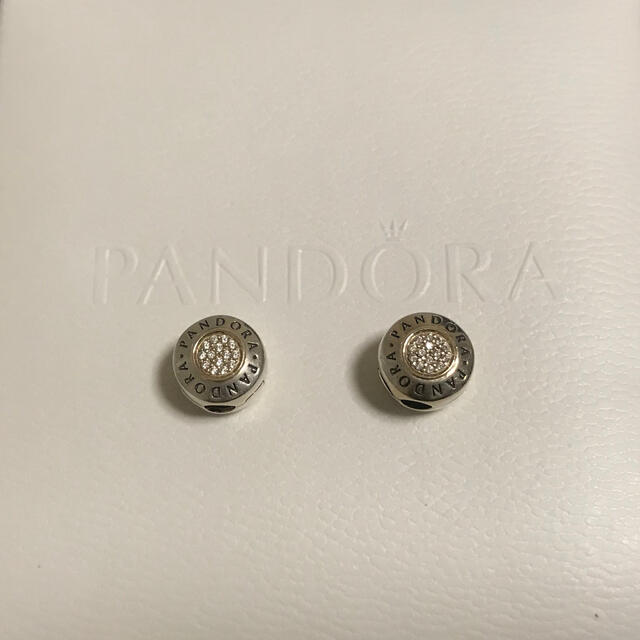 PANDORA パンドラ  シグネチャー クリップ 2個 レディースのアクセサリー(チャーム)の商品写真