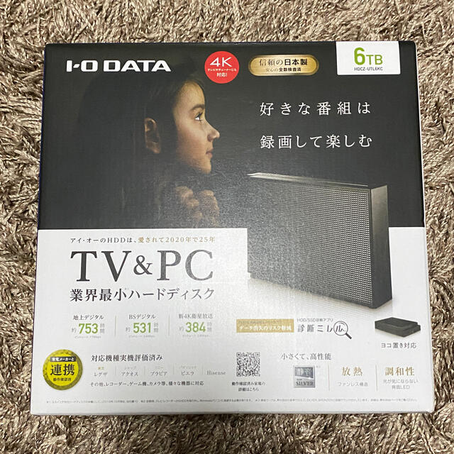 I/O データHDCZ-UTL6KC 6TB