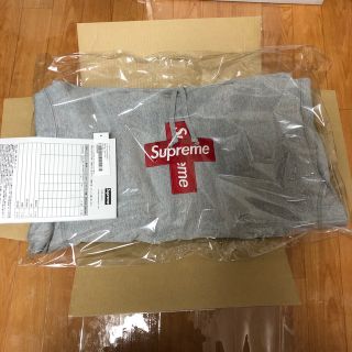 シュプリーム(Supreme)のsupreme cross box logo grey S (パーカー)