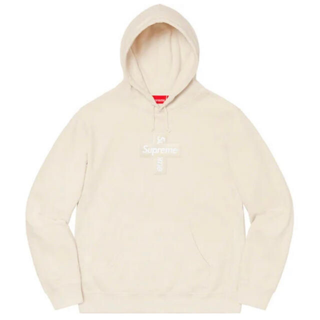 Large状態supreme Cross Box Logo Hooded Sweatshirt