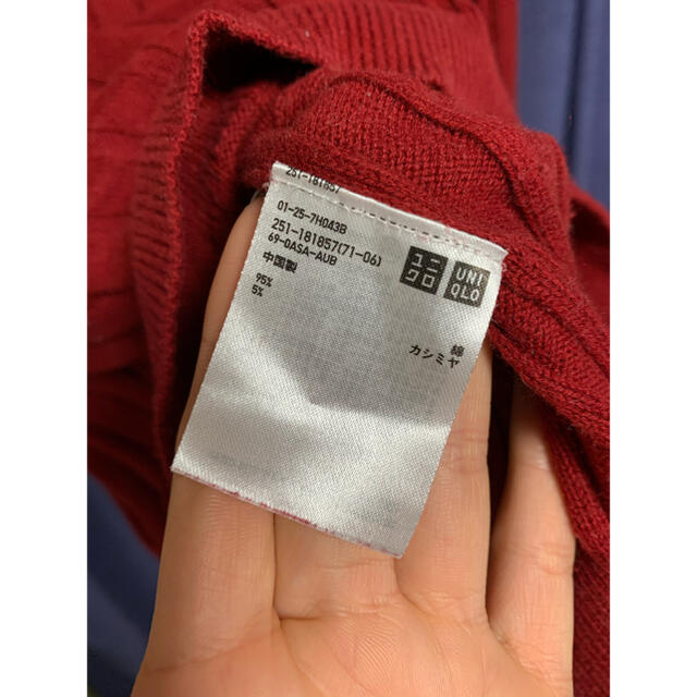 UNIQLO(ユニクロ)のUNIQLO リブニット トップス　カシミヤ混！ レディースのトップス(ニット/セーター)の商品写真