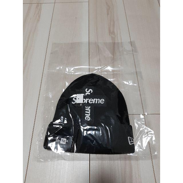 Black Supreme New Era Cross Box Logo