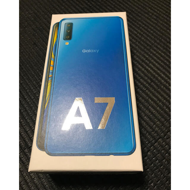 galaxy a7 ブルー