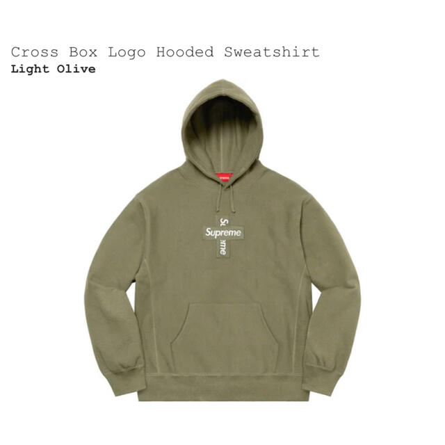 【Sサイズ】Cross Box Logo Hooded Sweatshirt